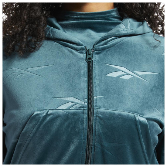 Reebok Γυναικεία ζακέτα CL Energy Q4 Velour FZ Reebok Γυναικεία ζακέτα CL Energy Q4 Velour FZ